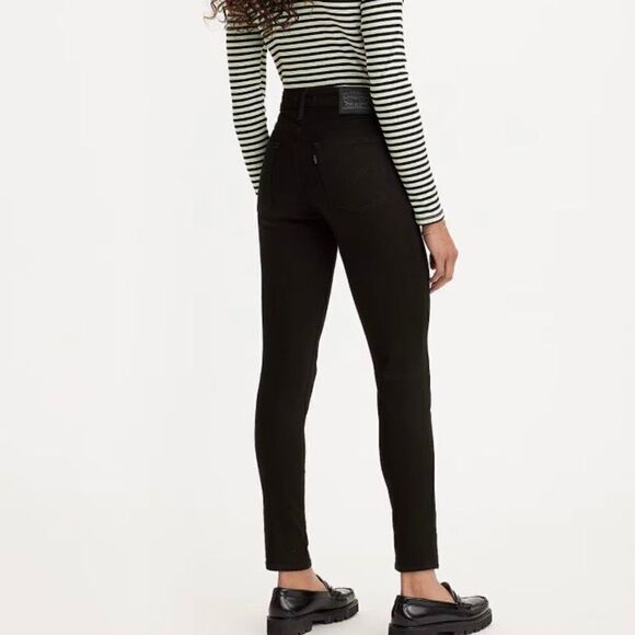 Levi’s 721 high rise skinny jeans black wash size 33 - Picture 2 of 11